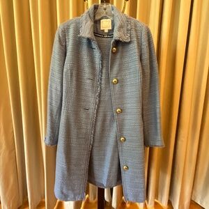 Sail to Sable Blue Coat Dress Set